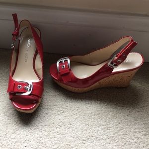 Franco Sarto red wedges